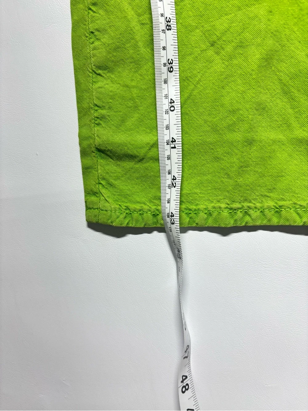 ✨Zara Women’s Mid-Rise Full Length Wide Leg Pants Lime Green Size 2